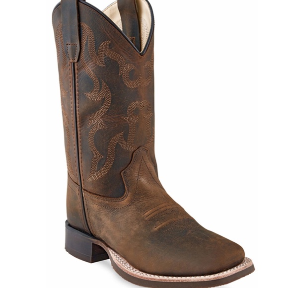 CODY JAMES BOYS' NASH DISTRESSED WESTERN BOOTS - BROAD SQUARE TOE (Boys size 4) - Picture 1 of 8